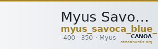 Myus Savoca Blue 147 (2022) 271 — CANOA