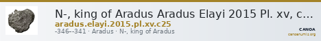 N-, king of Aradus Aradus Elayi 2015 Pl. xv, c25 — CANOA