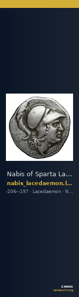 Nabis of Sparta Lacedaemon Grunauer 1978 gruppe_IX_1-16 — CANOA