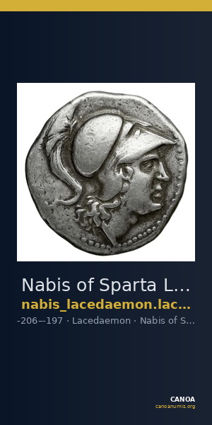 Nabis of Sparta Lacedaemon Grunauer 1978 gruppe_IX_1-16 — CANOA