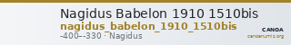 Nagidus Babelon 1910 1510bis — CANOA