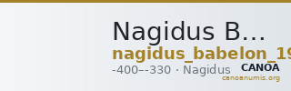 Nagidus Babelon 1910 1519 — CANOA