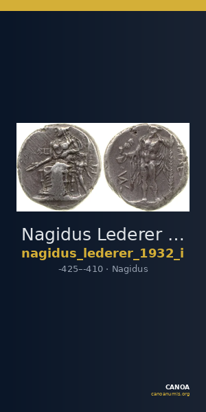 Nagidus Lederer 1932 Group I — CANOA