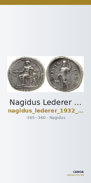 Nagidus Lederer 1932 Group VII — CANOA
