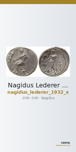 Nagidus Lederer 1932 Group X — CANOA