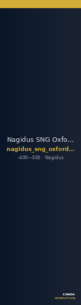 Nagidus SNG Oxford 1758 — CANOA