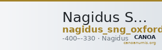 Nagidus SNG Oxford 1758 — CANOA