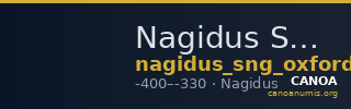 Nagidus SNG Oxford 1758 — CANOA