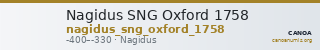 Nagidus SNG Oxford 1758 — CANOA