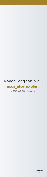 Naxos, Aegean Nicolet-Pierre 2010 p. 331, 37-38 — CANOA