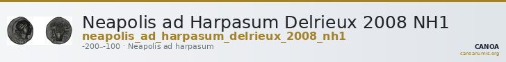 Neapolis ad Harpasum Delrieux 2008 NH1 — CANOA