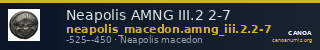 Neapolis AMNG III.2 2-7 — CANOA