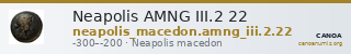 Neapolis AMNG III.2 22 — CANOA