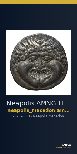Neapolis AMNG III.2 8-16 — CANOA