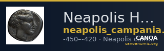 Neapolis Historia Numorum Italy 546 — CANOA