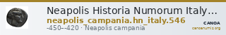Neapolis Historia Numorum Italy 546 — CANOA