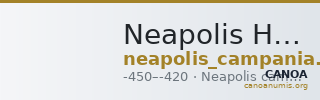 Neapolis Historia Numorum Italy 550 — CANOA