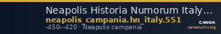 Neapolis Historia Numorum Italy 551 — CANOA