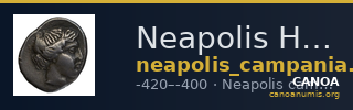 Neapolis Historia Numorum Italy 552 — CANOA