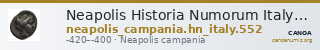 Neapolis Historia Numorum Italy 552 — CANOA