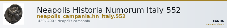 Neapolis Historia Numorum Italy 552 — CANOA