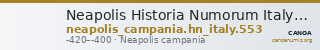Neapolis Historia Numorum Italy 553 — CANOA