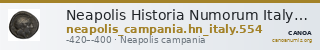 Neapolis Historia Numorum Italy 554 — CANOA