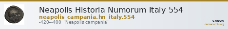 Neapolis Historia Numorum Italy 554 — CANOA