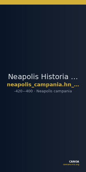 Neapolis Historia Numorum Italy 556 — CANOA