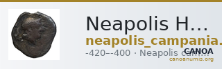 Neapolis Historia Numorum Italy 557 — CANOA