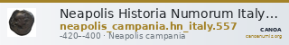 Neapolis Historia Numorum Italy 557 — CANOA