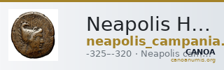 Neapolis Historia Numorum Italy 569 — CANOA