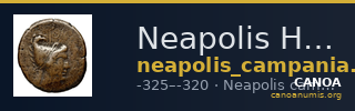 Neapolis Historia Numorum Italy 569 — CANOA