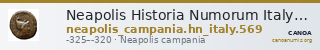Neapolis Historia Numorum Italy 569 — CANOA