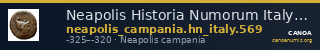 Neapolis Historia Numorum Italy 569 — CANOA