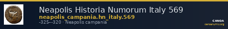 Neapolis Historia Numorum Italy 569 — CANOA