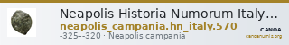 Neapolis Historia Numorum Italy 570 — CANOA