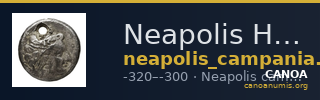 Neapolis Historia Numorum Italy 571 — CANOA