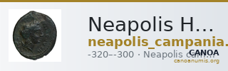 Neapolis Historia Numorum Italy 573 — CANOA