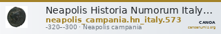 Neapolis Historia Numorum Italy 573 — CANOA