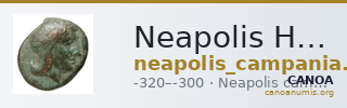 Neapolis Historia Numorum Italy 574 — CANOA