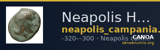 Neapolis Historia Numorum Italy 574 — CANOA