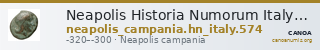 Neapolis Historia Numorum Italy 574 — CANOA