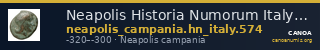 Neapolis Historia Numorum Italy 574 — CANOA