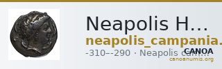 Neapolis Historia Numorum Italy 576 — CANOA