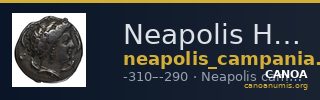 Neapolis Historia Numorum Italy 576 — CANOA