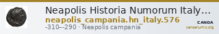 Neapolis Historia Numorum Italy 576 — CANOA