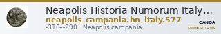 Neapolis Historia Numorum Italy 577 — CANOA