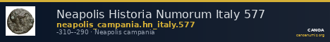 Neapolis Historia Numorum Italy 577 — CANOA