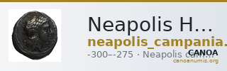 Neapolis Historia Numorum Italy 580 — CANOA